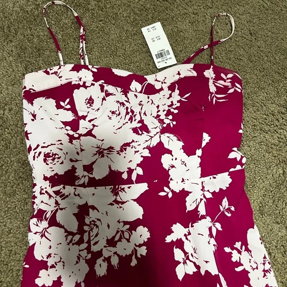 Abercrombie & Fitch Pink and White Floral Dress - Picture 2 of 9